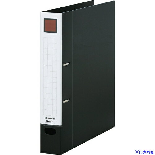 Other - ■KING JIM レバーリングファイル Dタイプ 黒 A4 タテ型 6873BK(6878747)[送料別途お見積り][法人限定][掲外取寄]