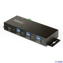 ■StarTech USBハブ/マネージドUSB/USB 3.2 Gen 1 Type−A/7ポート/産業用/ESDレベル4/業務用拡張ハブ 5G7...