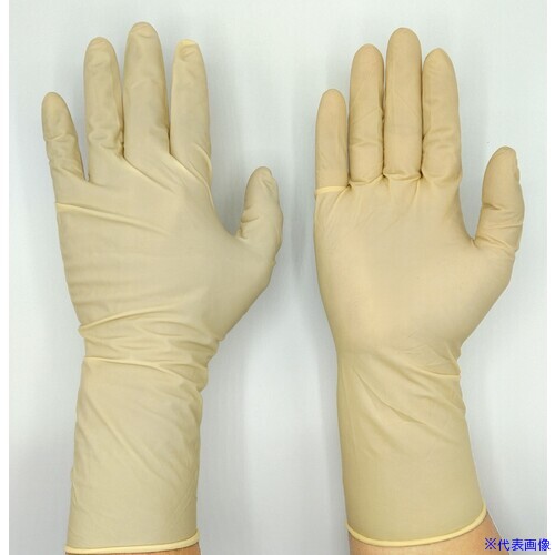 ■サンコー エクセレントラテックス手袋 NR−310 SS 260110(6903377)×10[送料別途お見積り][法人限定][掲..