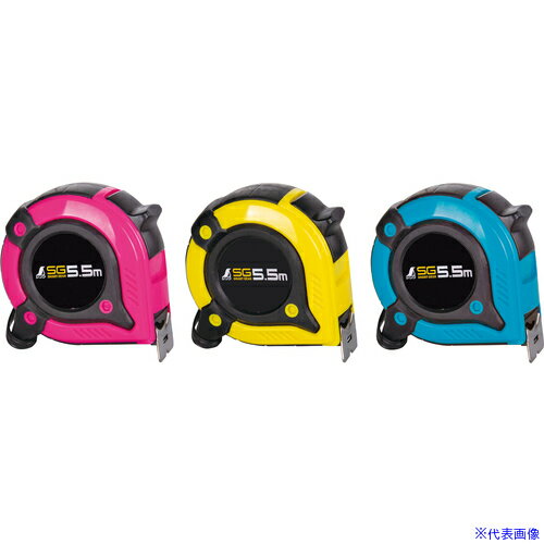 捲尺 - ■シンワ コンベックス スマートギア 19ー5.5m 尺目相当目盛付3色アソート 80389(6910583)×6[送料別途お見積り][法人限定][掲外取寄]