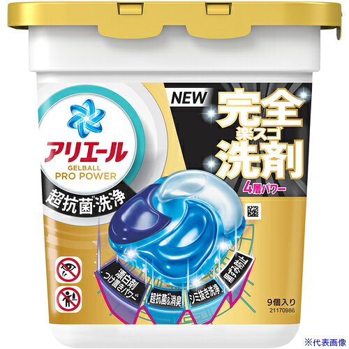 オレンジブック トラスコ中山　TRUSCOP＆G 洗濯洗剤 アリエール ジェルボール プロ パワー 超抗菌・洗浄 クリーンフレッシュの香り 本体 9個 〔品番:433705〕[ 注番:6921135]特長●界面活性剤の1種類を大幅グレードアップし、化繊汚れ・ニオイブロックポリマーを新配合しました。仕様●香り：クリーンフレッシュの香り仕様2材質/仕上●界面活性剤(69%:アルキルエーテル硫酸エステル塩、ポリオキシエチレンアルキルエーテル、直鎖アルキルベンゼンスルホン酸塩、純せっけん分(脂肪酸塩))、安定化剤(プロピレングリコール)、分散剤、水軟化剤、香料、蛍光増白剤、酵素セット内容/付属品注意●内容物が目に入ると目の損傷のおそれがあります。●皮膚刺激のおそれがあります。●目や皮膚への接触を避けてください。原産国（名称）日本JANコード4987176284426本体質量275gオレンジブック トラスコ中山　TRUSCOP＆G 洗濯洗剤 アリエール ジェルボール プロ パワー 超抗菌・洗浄 クリーンフレッシュの香り 本体 9個 〔品番:433705〕[注番:6921135][本体質量：275g]《包装時基本サイズ：94×127×128》〔包装時質量：275g〕分類》清掃・衛生用品》清掃用品》洗濯洗剤☆納期情報：メーカー取り寄品（弊社より発送）
