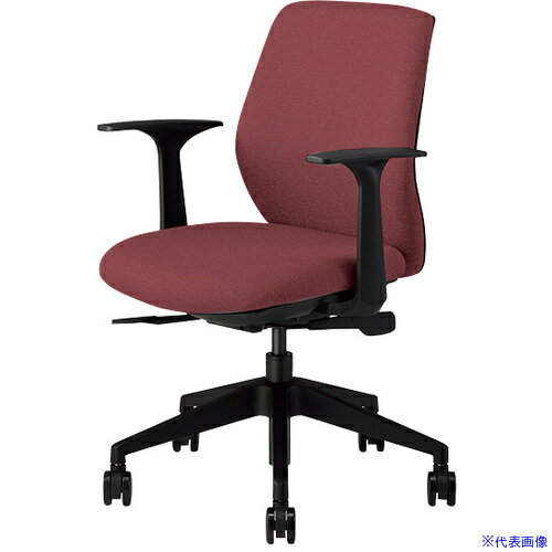 ■NAIKI ワークチェアー(肘付) NCE型/ローズ/肘付 NCE511FPRO(6931505)[送料別途お見積り][法人限定][掲外取寄]