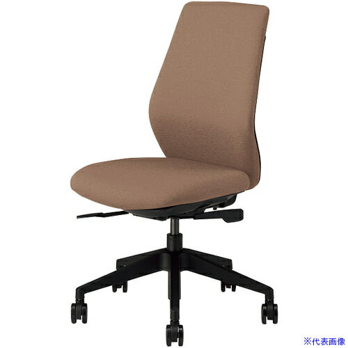 ■NAIKI ワークチェアー(肘なし) NCE型/ベージュ/肘無 NCE512FPBG(6931532)[送料別途お見積り][法人限定..