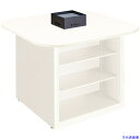 ■NAIKI キャビネットカウンター スクエアタイプ CF型/脚:ホワイト/天板:ホワイト 幕板:ホワイト/W1400×D1400 CFH1414SPBWHW(...