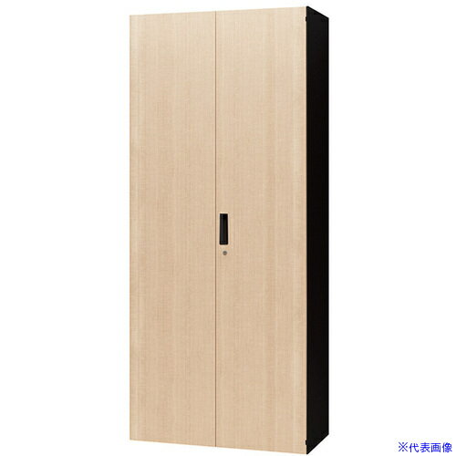 ■NAIKI ワードローブ CW型/扉:サンドオーク 本体:ブラック/W899×D450×H2100 CW0921...