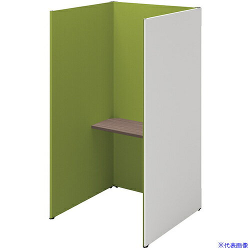 ■NAIKI クローズブース ソロコート SCP型/外側パネル:サテンホワイト/内側パネル:グリーンH1900 SCP19103TSWGRCA(6932490)...