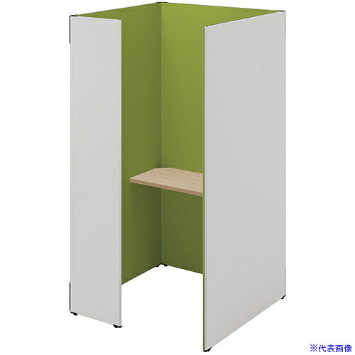 ■NAIKI クローズブース ソロコート SCP型/外側パネル:サテンホワイト/内側パネル:グリーンH1900 SCP19104TSWGRSO(6932491)...