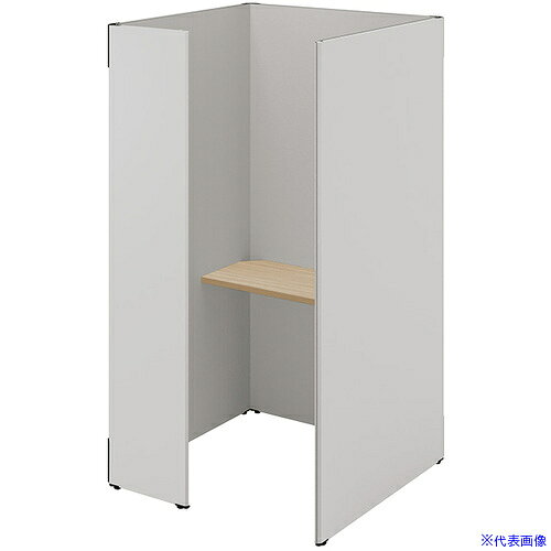 ■NAIKI クローズブース ソロコート SCP型/外側パネル:サテンホワイト/内側パネル:グレーH1900 SCP19104TSWGLSO(6932503)[...