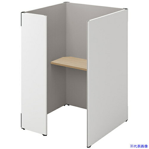 ■NAIKI クローズブース ソロコート SCP型/外側パネル:サテンホワイト/内側パネル:グレーH1500 SCP15104TSWGLSO(6932505)[...