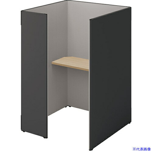 ■NAIKI クローズブース ソロコート SCP型/外側パネル:サテンブラック/内側パネル:グレーH1500 SCP15104TSBGLSO(6932681)[...