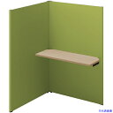 ■NAIKI クローズブース ソロコート SCP型/外側パネル:サテンホワイト/内側パネル:グリーンH1500 SCP15103TRSWGRSO(6932771...