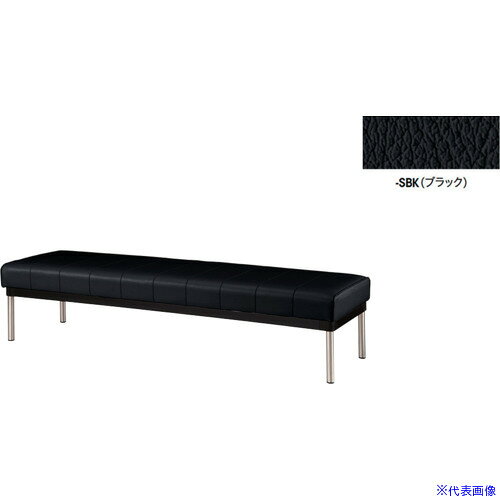 オレンジブック トラスコ中山　TRUSCONAIKI 長イス(背なし) ブラック 〔品番:RC24524SBK〕[ 注番:6934895]特長仕様●幅(mm)：1210●奥行(mm)：480●高さ(mm)：410●座面高さ(mm)：410●張地：ビニールレザー●色：ブラック仕様2●張地：ビニールレザー張り（耐アルコール、耐次亜塩素酸）、脚部：φ28.6mmステンレスクラッドパイプ材質/仕上セット内容/付属品注意原産国（名称）日本JANコード4947809116425本体質量16.5kgオレンジブック トラスコ中山　TRUSCONAIKI 長イス(背なし) ブラック 〔品番:RC24524SBK〕[注番:6934895][本体質量：16.5kg]《包装時基本サイズ：1280×180×505》〔包装時質量：18kg〕分類》オフィス・住設用品》オフィス家具》ロビーチェア・ベンチ☆納期情報：メーカー取り寄品（弊社より発送）