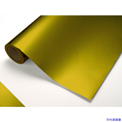 ■中川ケミカル カッティングシート 金 450mm×20m M寸 CS813M(6963972)[送料別途お見積り][法人限定][外..