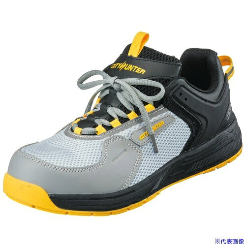 オレンジブック トラスコ中山　TRUSCO福山ゴム シティーハンター#300 グレー 27.0 〔品番:EE7044201270〕[ 注番:6964365]特長●ヤモリの足裏構造を参考に独自開発したソールが360度のグリップ性を確保します。●水や油の膜をかきわけるデザインで滑りやすい環境でも安心です。●耐油・耐滑・衝撃吸収ソールです。●通気性のあるクッションインソールを使用しています。●踵部に反射材があり夜の作業時に光を反射します。用途●一般作業用。仕様●寸法(cm)：27.0●足幅サイズ：EEE●色：グレー●規格：JSAA規格 A種●耐圧迫荷重(kN)：10●US(アメリカ)規格サイズ：9●UK(イギリス)規格サイズ：8●EU(ヨーロッパ)規格サイズ：42仕様2●プロテクティブスニーカー　JSAA　A種認定品材質/仕上●アッパー材：メッシュ／PU／TPU●砂よけ材：メッシュ／PU●カップインソール材：EVAの高発泡で通気性加工＋ポリエステル●靴底材：圧縮EVA＋ラバー（耐油・耐滑底）セット内容/付属品注意原産国（名称）中国JANコード4963475586775本体質量940gオレンジブック トラスコ中山　TRUSCO福山ゴム シティーハンター#300 グレー 27.0 〔品番:EE7044201270〕[注番:6964365][本体質量：940g]分類》保護具》安全靴・作業靴》プロテクティブスニーカー☆納期情報：メーカー取り寄品（弊社より発送）