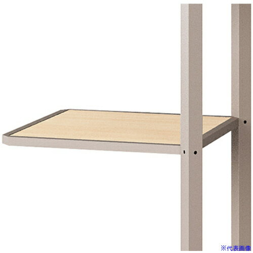■NAIKI 棚板(コーナータイプ) メレム MU型/天板：シルクウッド 本体：サテンアッシュトープ MU450TSTS(6964464)[送料別途お見積り][法人限定][掲外取寄]