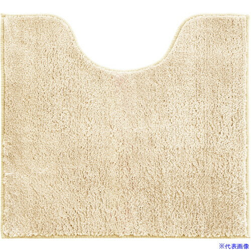 ■オカ コクーン トイレマット 約55×60cm ベージュ 39864(6969326)[法人限定][外直送元]
