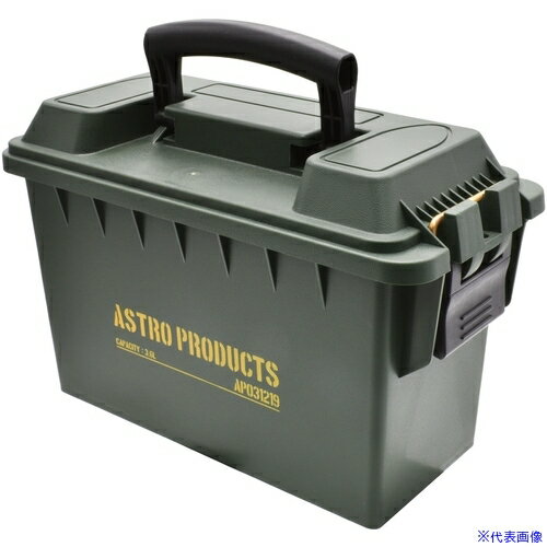 ■アストロプロダクツ プラスチックボックス3.6L オリーブドラブ PB219 20030000121...