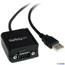■StarTech USB − RS232Cシリアル変換ケーブル/USB 2.0/2.4m/光絶縁型/COMポート番号保持/Win Mac ICUS...