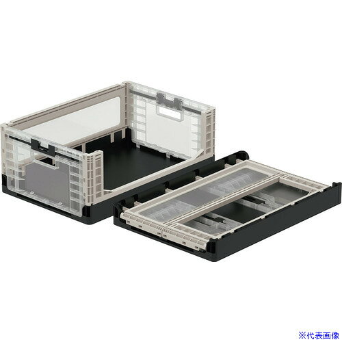 オレンジブック トラスコ中山　TRUSCOサンコー 562650 マドコンラックEP61B ブラック/透明/Aグレー 〔品番:56265000BKGL804TM1〕[ 注番:6972536]特長●マドコンラックEP78Bと相互篏合可能な浅型タイプです。●片長辺オープンタイプのため、段積み時にも内容物の取り出しが簡単にできます。●短側面のワンタッチロックにより、組み立て、折りたたみが簡単にできます。用途●ピッキング用ラックとして仕様●容量(L)：61.2●色：ブラック/透明/Aグレー●外形寸法(mm)間口：649●外形寸法(mm)奥行：439●外形寸法(mm)高さ：262●有効内寸(mm)間口：613●有効内寸(mm)奥行：406●有効内寸(mm)高さ：237●折りたたみ高さ(mm)：77●適合カード差し(別売)：両短辺21、55、56型-A、62、72、83、84、87、99、142-B、162、175型-A●開口サイズ：509×162mm(段積み時154mm)仕様2●底面形状：斜格子リブ●片長辺オープンタイプ、もう片長辺窓付材質/仕上●ポリプロピレン（PP）セット内容/付属品注意原産国（名称）日本JANコード本体質量2465gオレンジブック トラスコ中山　TRUSCOサンコー 562650 マドコンラックEP61B ブラック/透明/Aグレー 〔品番:56265000BKGL804TM1〕[注番:6972536][本体質量：2465g]分類》物流・保管用品》コンテナ・パレット》折りたたみコンテナ☆納期情報：オレンジブック掲載以外でメーカー直送品【法人限定＝会社名ご記入お願い致します。】