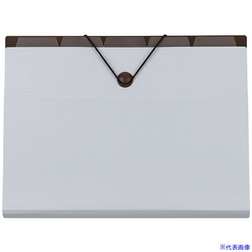 ■ナカバヤシ バッグインファイルA46ポケットライトグレー DFA411ELGY(6977744)[送料別途お見積り][法人..