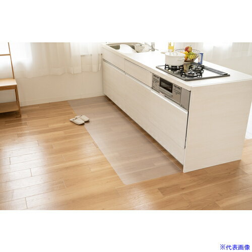 ■オカ 透明マット キッチンマット 約60×240cm 58770(6982037)[法人限定][外直送元]