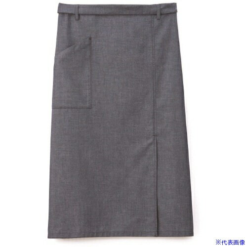 ■サンペックス 腰エプロン ロング丈 飲食店 カフェ 作業用 ネイビー F SAPU1302K3F(6992499)[送料別途..