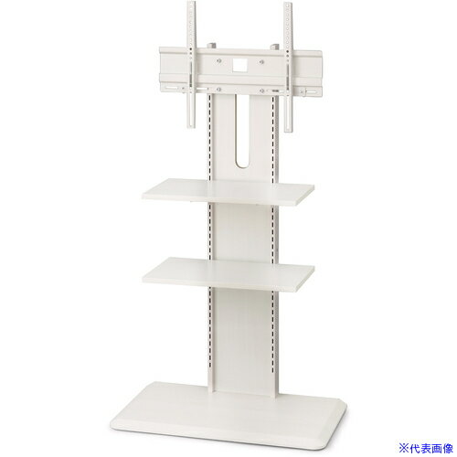 ■IRIS 291555 スタンドテレビ台 オフホワイト UTS700ROW(6995971)[法人限定][外直送元]