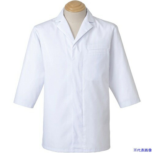 オレンジブック トラスコ中山　TRUSCOサンペックス 調理衣 七分袖 衿付き 白衣 厨房 飲食店 ユニフォーム ホワイト LL 〔品番:FT439LL〕[ 注番:6997257]特長●格式ある仕立てで、和食店や料亭などの落ち着いた雰囲気に...
