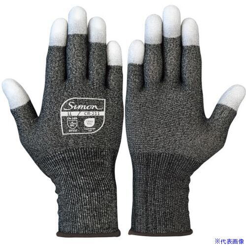 ■シモン 耐切創手袋 CR-211 LL CR211LL(7004318)×5[送料別途お見積り][法人限定][掲外取寄]