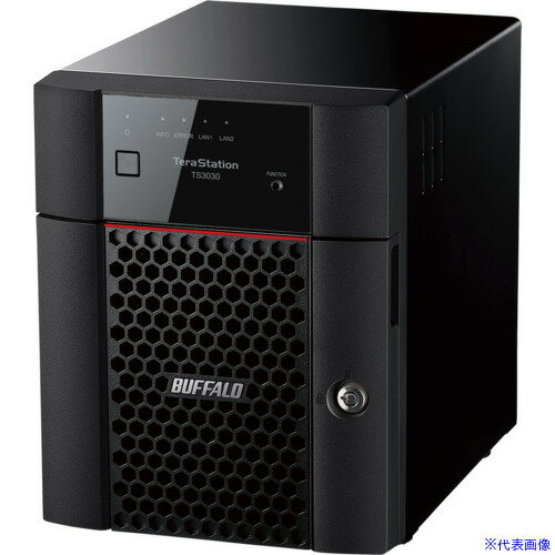 ■BUFFALO TeraStation TS3430シリーズ 4ベイデスクトップ12TB TS3430DN1204(7009529)[送料別途お見積り][法人限定][掲外取寄]