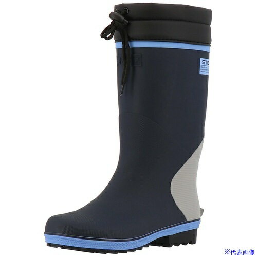 ■弘進ゴム 長靴 ステルク HD−3312 ネイビー 230 B0361AE230(7011899)[送料別途お見積り][法人限定][掲..