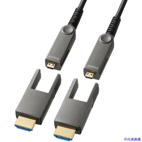 ��SANWA 4K60Hz�б����ե�����HDMI�����֥�(10m) KMHD20PFBAD10(7012717)[ˡ�͸���][��ľ����]