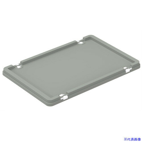 ■サンコー 701759 サンボックス蓋 #45-2(ロック付)ライトグレー 70175901GL802(7013896)[送料別途お見..