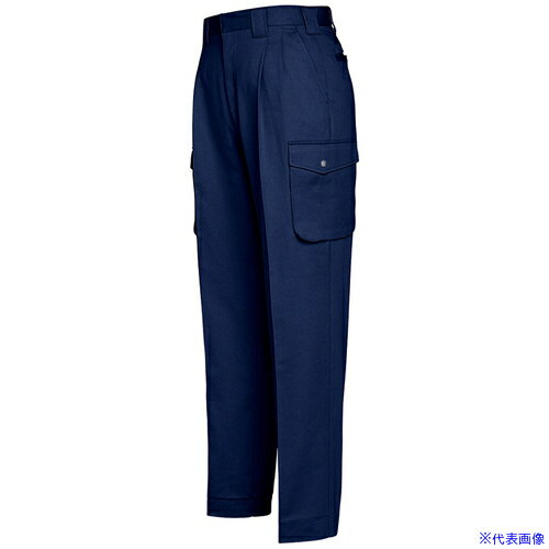 ■アイトス 2タックワークパンツ ネイビー ウエスト110cm AZ77400876(7016710)[送料...