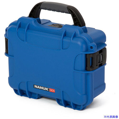 ■タカチ 防水キャリングケース(カラーバージョン) NKシリーズ 外形寸法間口259×奥行200×高さ114mm ブルー 内装スポンジフォームなし NK904M(7077732)[法人限定][外直送元]