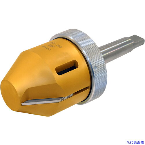 オレンジブック トラスコ中山　TRUSCONOGA KOPAL 40−80内径60°カウンターシンク MT3シャンク 20°刃 〔品番:KP01231RA20〕[ 注番:7091992]特長●KOPAL面取りユニットは本体・ブレード・ガイドの組み合わせで出来ています。●スプリングにより高さ調整ができる円錐状のガイドがワークの芯出しの役目をします。●ハイス鋼のブレードはナットでロックされブレードの突出しを設定できます。用途●内径穴の面取り加工用。仕様●刃数(枚)：1●面取り径(mm)：42〜77●面取り角度(°)：60●シャンクサイズ：MT3●適合ブレード：KP01-365●型式：40-80●A(mm)：80●刃先角度（すくい角）（°）：20仕様2●MT-3シャンク●ボール盤・電ドル用材質/仕上●ブレード(刃)：ハイス鋼セット内容/付属品注意原産国（名称）フランスJANコード本体質量2.4kgオレンジブック トラスコ中山　TRUSCONOGA KOPAL 40−80内径60°カウンターシンク MT3シャンク 20°刃 〔品番:KP01231RA20〕[注番:7091992][本体質量：2.4kg]分類》切削工具》面取り工具》工作機用面取り工具☆納期情報：メーカー取り寄品（弊社より発送）