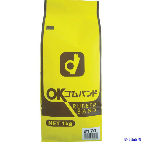 オレンジブック トラスコ中山　TRUSCOokamoto ゴムバンド 1KG袋入 約2000本入 #190 〔品番:190〕[ 注番:7259929]特長●厳選した上質の天然ゴム原料を使用しています。●優れた伸縮性が包装用や結束用に適しています。用途●包装用、結束用。仕様●色：アメ色●番手(#)：190●切幅(mm)：3●折径(mm)：70●厚さ(mm)：1.1仕様2材質/仕上●天然ゴムセット内容/付属品注意●袋入数は概算です。●使用時ははねかえりにご注意下さい。●鋭いエッジを持つ物に掛けると切れる恐れがあります。●エッジの上に布、紙などをあてて使用して下さい。●本品を口に入れないで下さい。原産国（名称）スリランカJANコード4970520315198本体質量1gオレンジブック トラスコ中山　TRUSCOokamoto ゴムバンド 1KG袋入 約2000本入 #190 〔品番:190〕[注番:7259929][本体質量：1g]分類》梱包用品》梱包結束用品》ゴムバンド☆納期情報：メーカー取り寄品（弊社より発送）