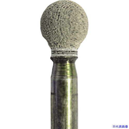 ■NRS 軸付砥石 コットンポインター 9.5×9.5×6 A54S(ソフト) CPTA122A54S(7303661)×5[法人・事業所限定][外直送元]