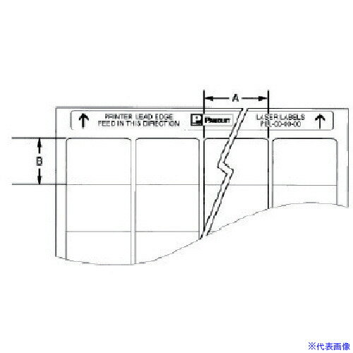 ��PANDUIT Ǯž�̥ץ���ѥ���ݡ��ͥ�ȥ�٥� 25.4��6.4 �� 10000������ C100X025KBT(7310609)[�������Ӥ����Ѥ�][ˡ...