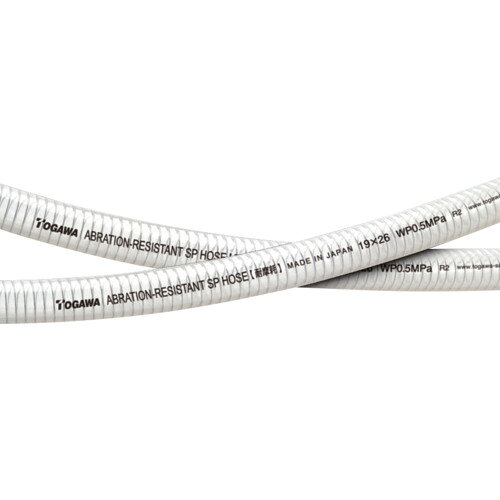 ■十川 耐摩耗スプリングホース 内径38mm×外径48mm 長さ40m ASP38(7321916)[法人限定][外直送元]
