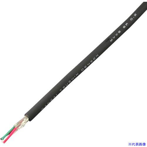 ■KYОWA マイクロホン用ビニルコード 横巻きシールド 3c 100m MVVSSP0.2SQX3C100M(7333059)[送料別途お見積り][法人限定][掲外取寄]