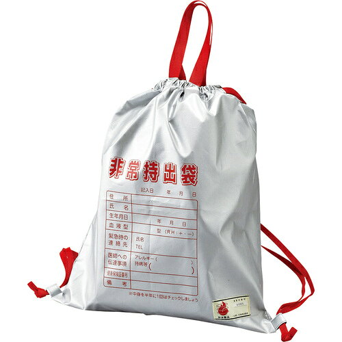 オレンジブック トラスコ中山　TRUSCOsanwa 防炎非常持出袋 〔品番:00206422〕[ 注番:7337192]特長●日本防炎協会認定の燃えにくい非常持出袋です。●自分の大切な情報を書いておける枠が本体にプリントされており、災害時にも安心です。●本体容量は約17リットルです。仕様●外形寸法(mm)幅：445●外形寸法(mm)高さ：380仕様2●（公財）日本防炎協会認定品　材質/仕上●本体：ポリエステル●表面加工：ポリウレタン●ベルト：ポリプロピレンセット内容/付属品注意●※バッグのみの商品です。原産国（名称）中国JANコード4962644784585本体質量95gオレンジブック トラスコ中山　TRUSCOsanwa 防炎非常持出袋 〔品番:00206422〕[注番:7337192][本体質量：95g]分類》環境改善用品》防災・防犯用品》避難用品☆納期情報：オレンジブック掲載以外でメーカー直送品【法人限定＝会社名ご記入お願い致します。】