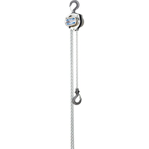オレンジブック トラスコ中山　TRUSCO象印 パワーホイストマン EHMー49 490kg 〔品番:EHMK4950〕[ 注番:7343565]特長●ハンドチェーンを使わず、電動ドライバーを使って巻上げ・巻下げ作業が手軽に行えます。●電動ドライバーをご使用にならない場合は、手動ハンドルによる駆動でもご使用いただけます。仕様●定格荷重(t)：0.49●標準揚程(m)：5●フック間最小距離(mm)：275●ロードチェーン(m)：4.3X12●充電式電動ドライバーの種類：18V以上●巻上速度(m/分)：1.7●自重(kg)：5.9仕様2材質/仕上●ロードチェーン：特殊亜鉛メッキセット内容/付属品●ハンドル注意●※電動ドライバーはお客様でご用意ください。（インパクトドライバーは使用不可）原産国（名称）日本JANコード本体質量5.3kgオレンジブック トラスコ中山　TRUSCO象印 パワーホイストマン EHMー49 490kg 〔品番:EHMK4950〕[注番:7343565][本体質量：5.3kg]分類》荷役用品》チェーンブロック・クレーン》手動チェーンブロック☆納期情報：オレンジブック掲載以外でメーカー直送品【法人限定＝会社名ご記入お願い致します。】