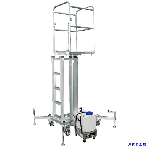 オレンジブック トラスコ中山　TRUSCOAsada 水圧乗用アッパーL−443 高さ1740〜4350mm 最大積載荷重100kg 〔品番:UL441〕[ 注番:7356379]特長●水圧式のため切断落下の心配がなく安全です。●スムーズに昇降し、速度も一定で安全です。●決めた位置にピタッと停止し、微調整も可能です。●水と100V電源だけで使用でき、無公害で経済的です。●リモコン操作により、乗ったままで昇降ができます。●小型・軽量設計により、現場への搬入・搬出を一人で行うことが可能です。●軽量かつスリムなため、エレベータへの搭載にも対応します。●さらに、折りたたみ式構造により省スペース化を実現し、車載時の収納性や狭所での移動性にも優れています。●アジャスタ付きで水平度が確保でき、安定した設置ができます。●キャスターはストッパ付です。用途●高所での設備の点検・取り付け・部品交換等の営繕作業、照明器具の交換、塗装・清掃等のメンテナンス作業や建築現場での配管・空調・ダクト・電気・配線・溶接工事に。仕様●最大積載荷重(kg)：100●最高高さ(mm)：4350●最低高(mm)：1740●電源(V)：100●駆動方式：ポンプユニットP20●最大荷重：1人(100kg)●モータ：100V　250W(50/60Hz)●収納寸法L(mm)：1200●収納寸法W(mm)：780●収納寸法H(mm)：1782●使用温度範囲(℃)：-10〜40●ステージ寸法(mm)：600×600×1000●接地対角長(mm)：1901×1901●開脚長(mm)：1404×1282仕様2●水圧乗用式材質/仕上●本体：アルミ、鉄、樹脂、木●ポンプ：鉄、アルミ、樹脂、銅●ホース：黄銅、ゴムセット内容/付属品●トップステージ●ポンプユニットP20●リモコンスイッチ6.5m●水圧ホース1.5m●電源コード●工具袋注意●人が乗った状態で移動しないでください。●凍結の恐れがある場合は不凍液をご使用ください。原産国（名称）日本JANコード4991756397017本体質量135kgオレンジブック トラスコ中山　TRUSCOAsada 水圧乗用アッパーL−443 高さ1740〜4350mm 最大積載荷重100kg 〔品番:UL441〕[注番:7356379][本体質量：135kg]分類》搬送機器》リフター・ハンドパレットトラック》荷揚げ機☆納期情報：オレンジブック掲載以外でメーカー直送品【法人限定＝会社名ご記入お願い致します。】