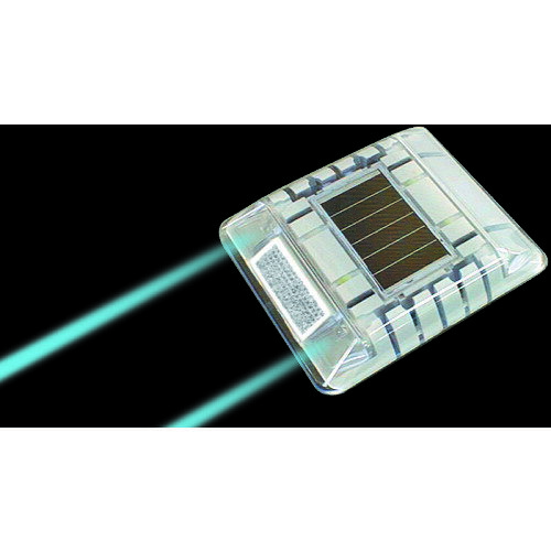 ■CATEYE ルミナスアイ・マイティ ソーラー式点滅 片面 青 LE260B2(7520221)