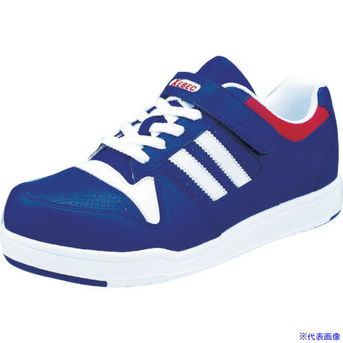 ■XEBEC スーパーめちゃ軽セフティシューズ ブルー 25.5CM 8511440255(7528132)