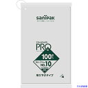 ■サニパック L10Hスタンダードポリ袋吊り下げタイプ(0.03)10号 L10HCL(7555016)