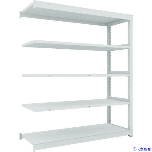■TRUSCO TUG型中量ボルトレス棚 600kg 連結型 1800×476×H2100 5段 TUG60076S5B(7560362)[法人限定][直送元]