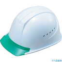 ■タニザワ エアライト搭載ヘルメット通気孔付き(PC製・透明ひさし型) ST#1610-JZV(EPA) 帽体色 ホワイト 1610JZVV3W3J(7583389)