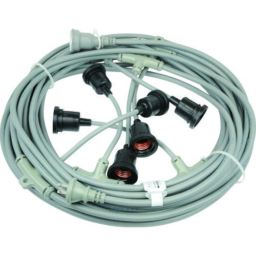 ■HASEGAWA 分岐ケーブル ESTシリーズ 20m 防水ソケット×6 EST120M6L(7621094)